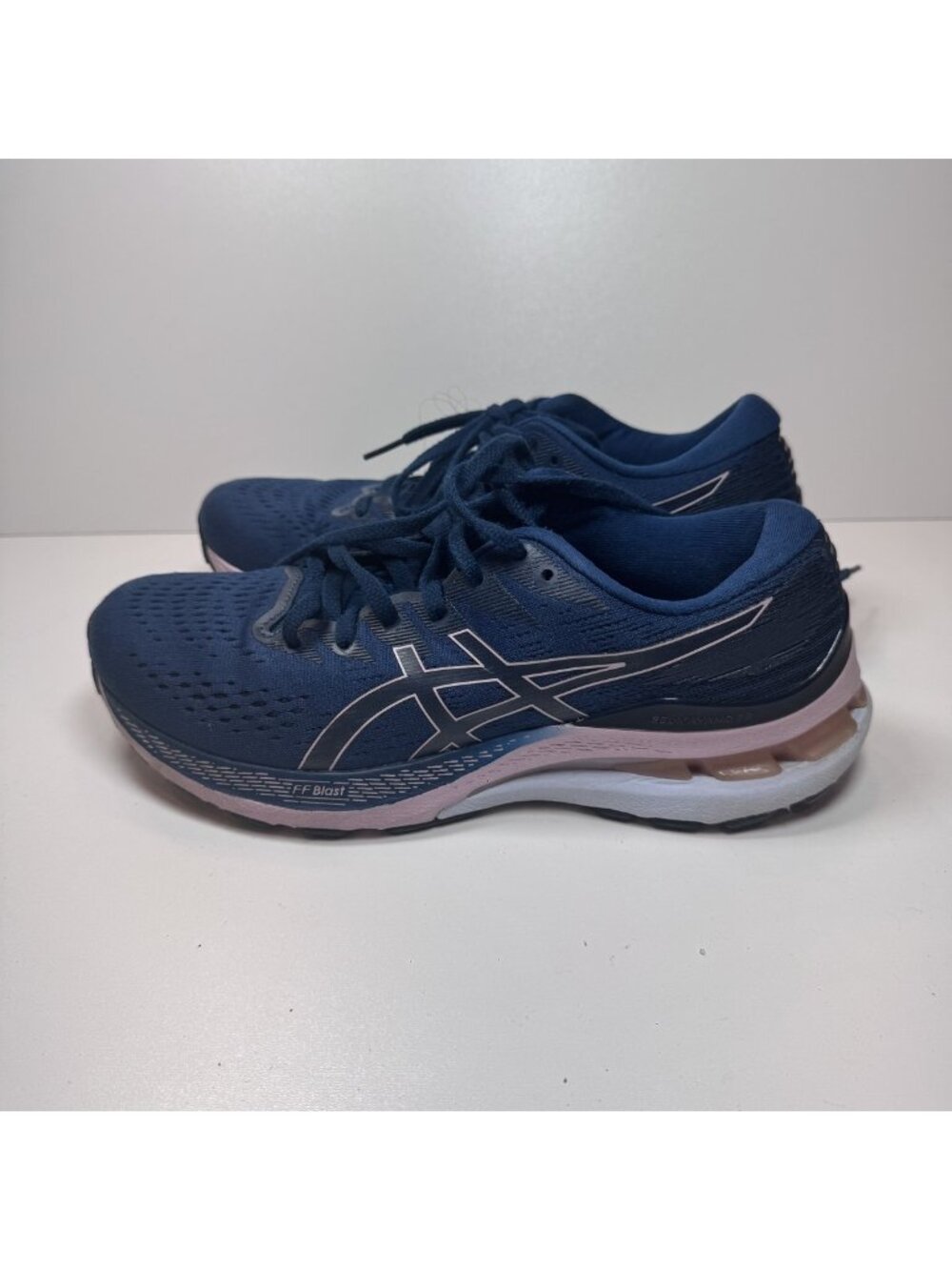 ASICS Gel-Kayano 28 Women's Running Shoe Blue Thunder Blue 8.5 40 Athletic Gym